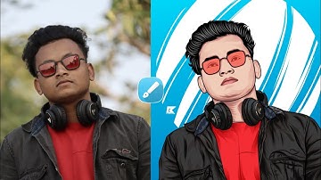 Vector Art Design Tutorial || Vector Art Portrait Photo Editing Tutorial In Mobile ( Part - 1)
