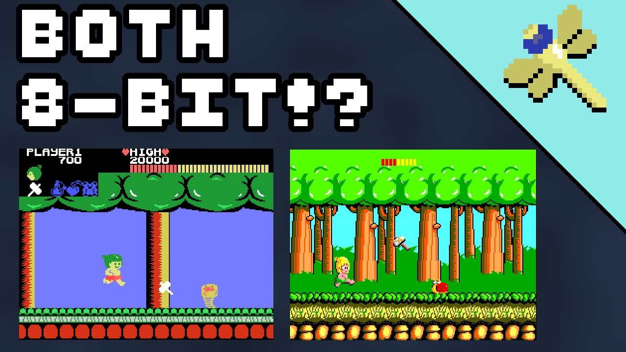 その他 8bit How can two 8-bit systems have such different graphics? - YouTube