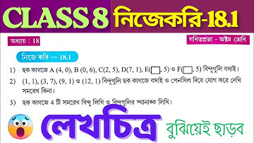 Class 8 Math Nije Kori 18.1 / অষ্টম শ্রেণীর গণিত নিজে করি 18.1 / Class VIII Math Chapter 18 / WBBSE