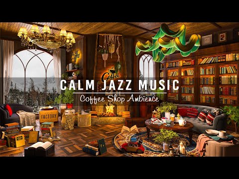 Calm Jazz Music & Cozy Coffee Shop Ambience for Work,Studying ☕ Smooth Piano Jazz Instrumental Music
