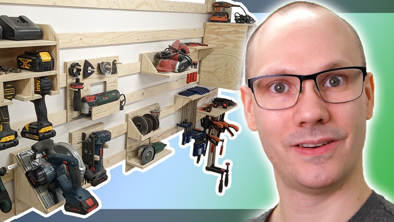 Amazing french cleat wall with 10 important tool holders YouTube