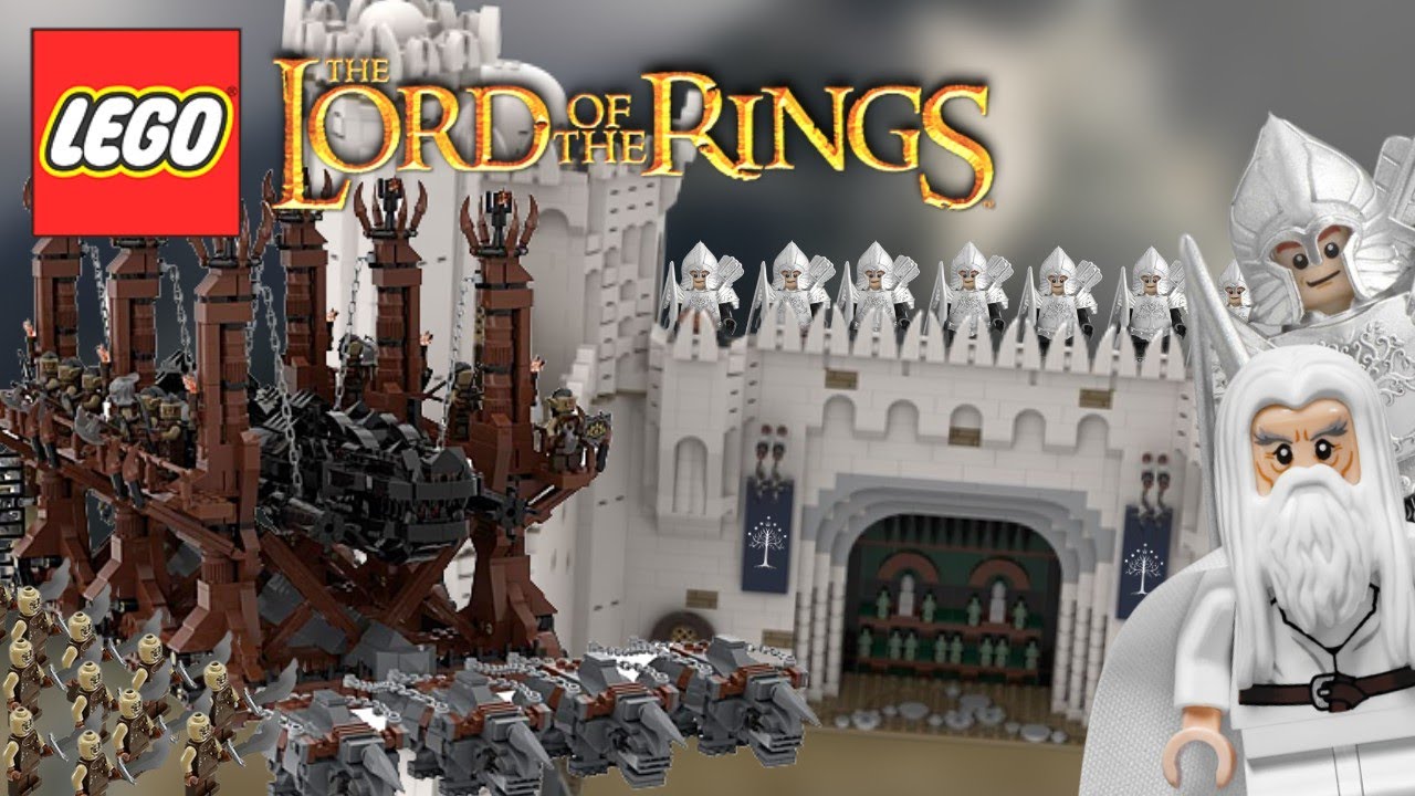 LEGO The Lord of the Rings Minas Tirith Custom Set! (2022) 