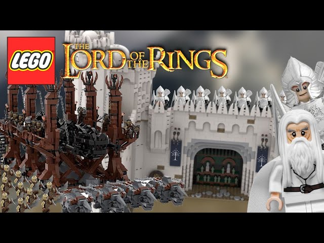 The Siege of Minas Tirith by Joe : r/lego