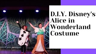 D.I.Y. Disney Alice in Wonderland Card Costume