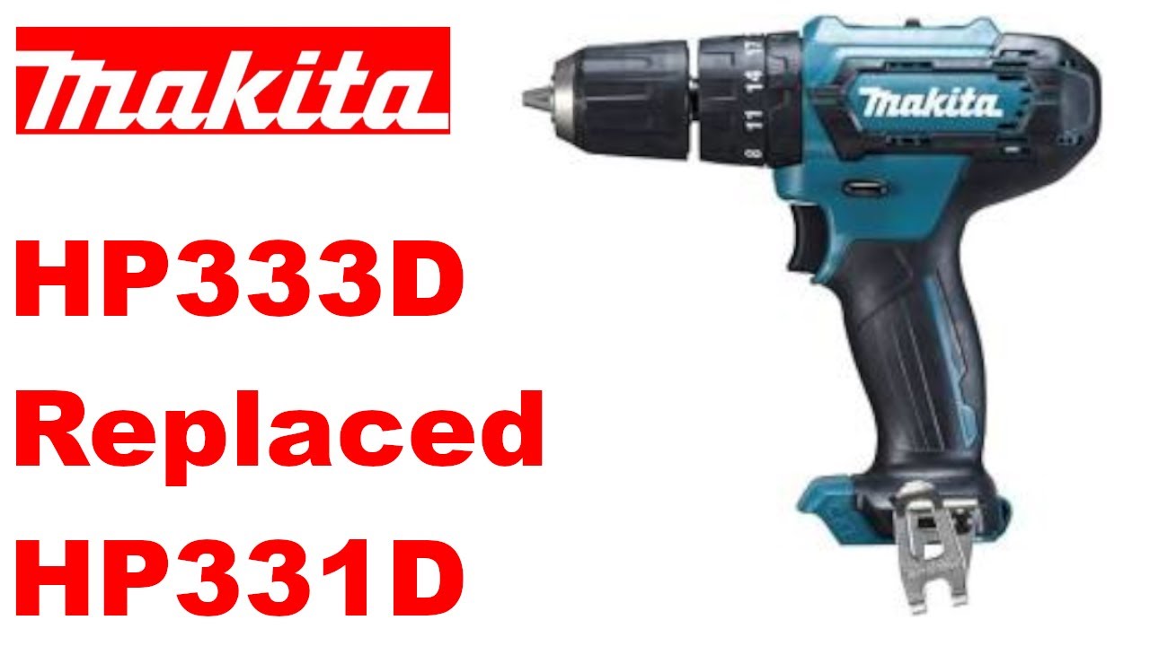 I've replaced my Makita HP331D for a HP333D - Why? - YouTube