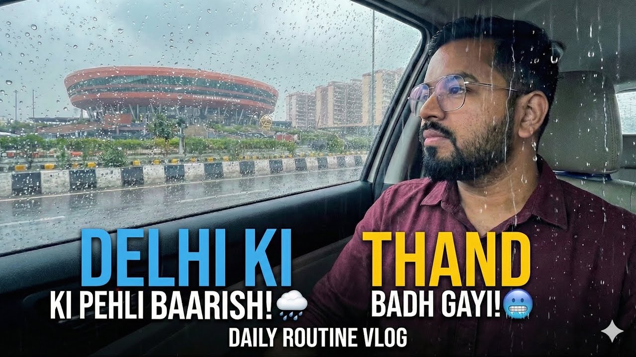 Naye साल ki Pehli बारिश 🌧️ | Thand Badh Gayi! 🥶 | Daily Routine Vlog