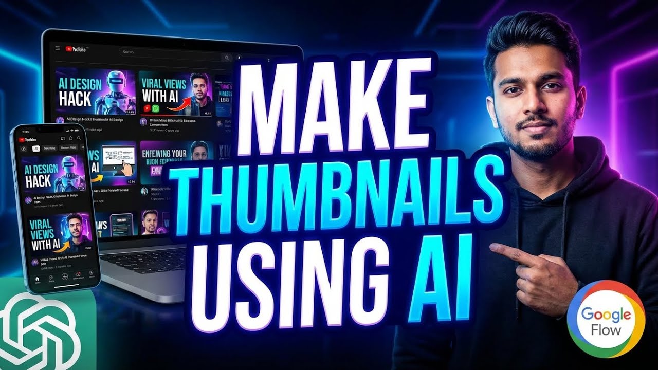 How to Make Thumbnails Using AI – Step by Step Guide - YouTube