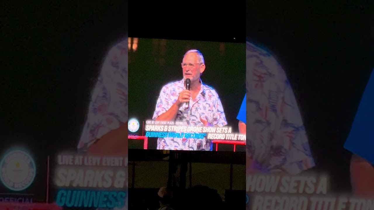 Irving Drone Show 2025: Cowboy Hat Guinness‑Record! 🇺🇸🚁 