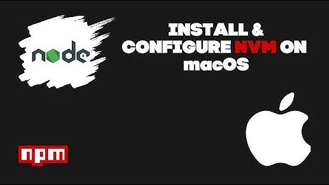 Install HomeBrew |  NVM and Node on Mac