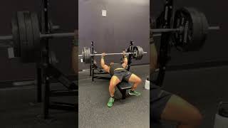 365lbs Barbell Bench Press Top Single Feeling Strong ??? shorts