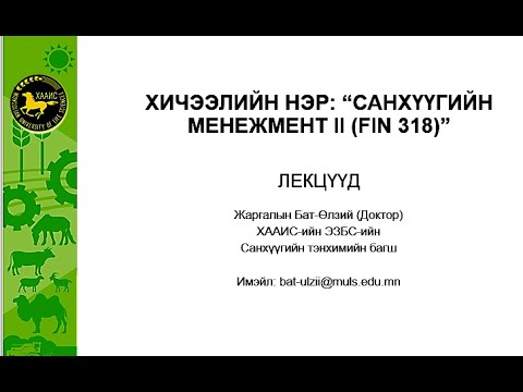 Видео: Давуу эрхтэй санхүүжилт гэж юу вэ?