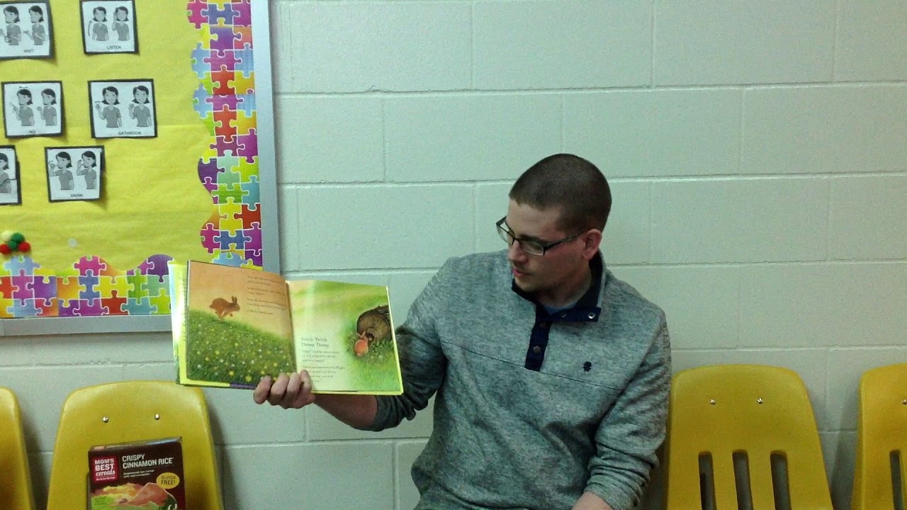 Reading 'Bigger Bunny' with Mr. Matt