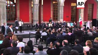 Mexicos President Enrique Pena Nieto Honoured Nobel Prize Poet And Essayist Octavio Paz On Monday,