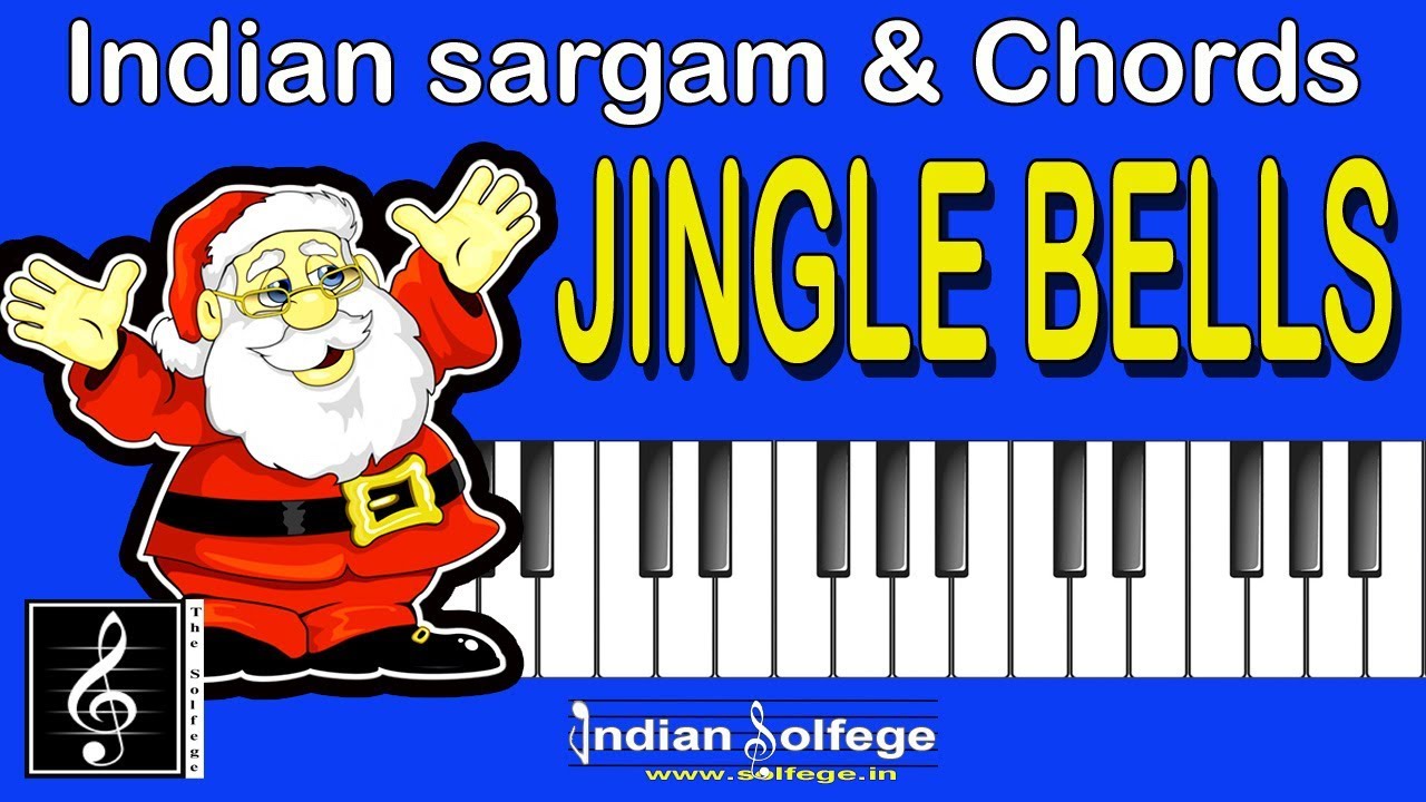 How To Play Jingle Bells Piano Melody And Chords सरगम क स थ बज न स ख C Scale Indian Solfege Youtube