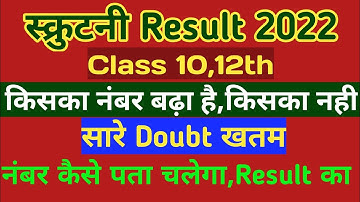 Up board scrutiny result 2022 | Scrutiny result 2022 | Scrutiny result kaise dekhe