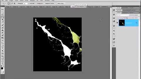 Photoshop CS5: Paint Splatter Text Tutorial