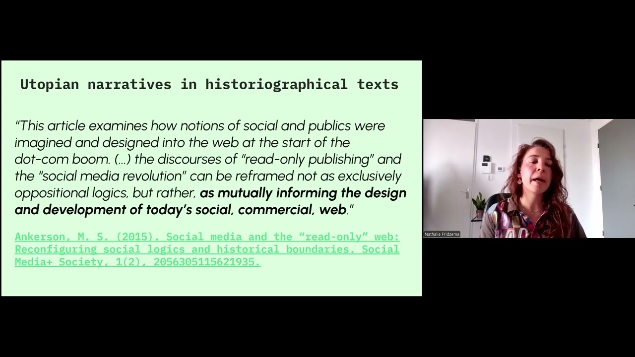 N. Fridzema A. Shchetvina Emergence of ‘Vernacular Web’ as Imaginary of Alternat. Digital Futures