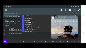 Aplikasi Nilai Mahasiswa I Logika Algoritma I Menggunakan Bahasa Pemrograman PASCAL