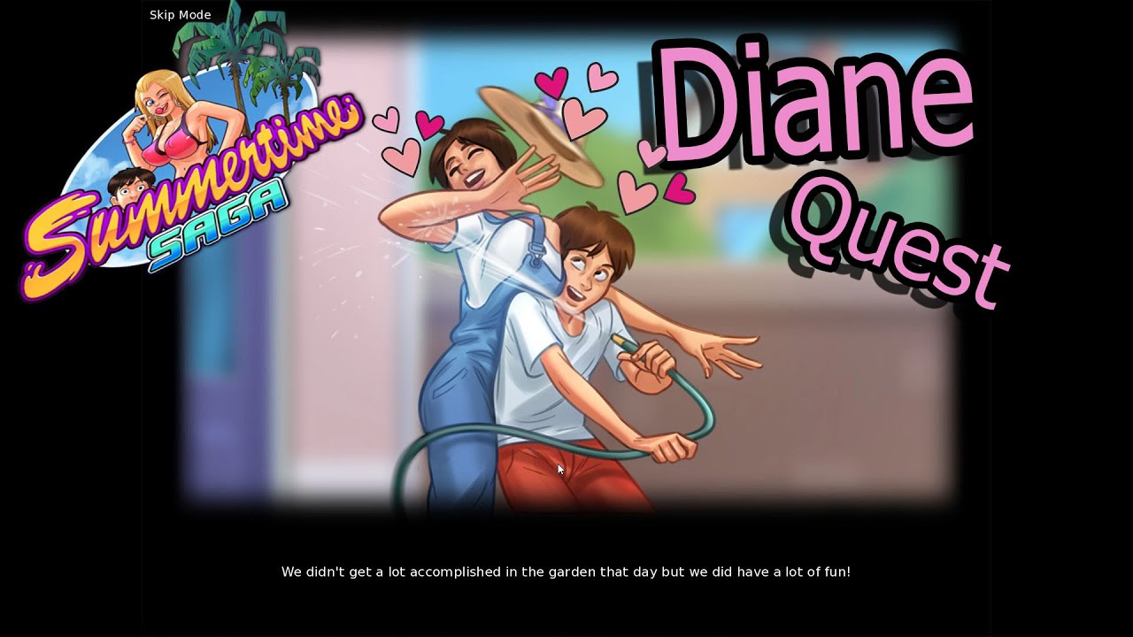 Summertime Saga - Diane Quest Part 2 V0.17 - YouTube.