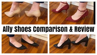 All About Ally Shoes Comparing 4 Styles | Super Comfortable Classic Heels and Flats + Discount Code