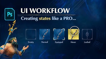 Photoshop Tutorial: Mastering UI Workflow - Creating Inventory Item States fast and easy