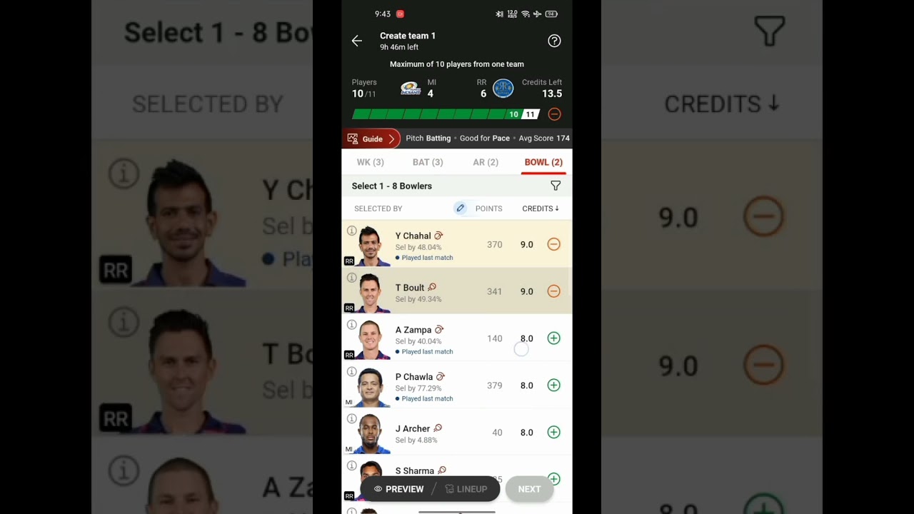 RR vs MI IPL MATCH||POSSIBLE 11 TEAM DREAM 11 TEAM 