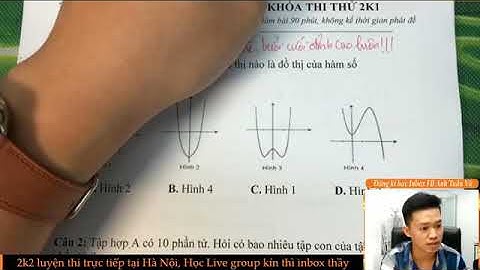 [Thi QG 2019] - Thầy Vũ Tuấn Anh - Chữa Đề Thi Thử Số 3 Cực Hay
