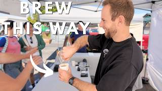 Teaching Strangers My "Secret" Brew Technique (POV)