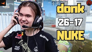 CS2 POV | donk Faceit Ranked (Nuke) - Voice Comms 26-17