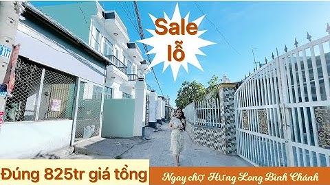 🥵Đẹp không tưởng giá rẻ mà còn LỖ!Ngay chợ Hưng Long Bình Chánh!ở Vĩnh viễn an toàn anninh!chínhchủ