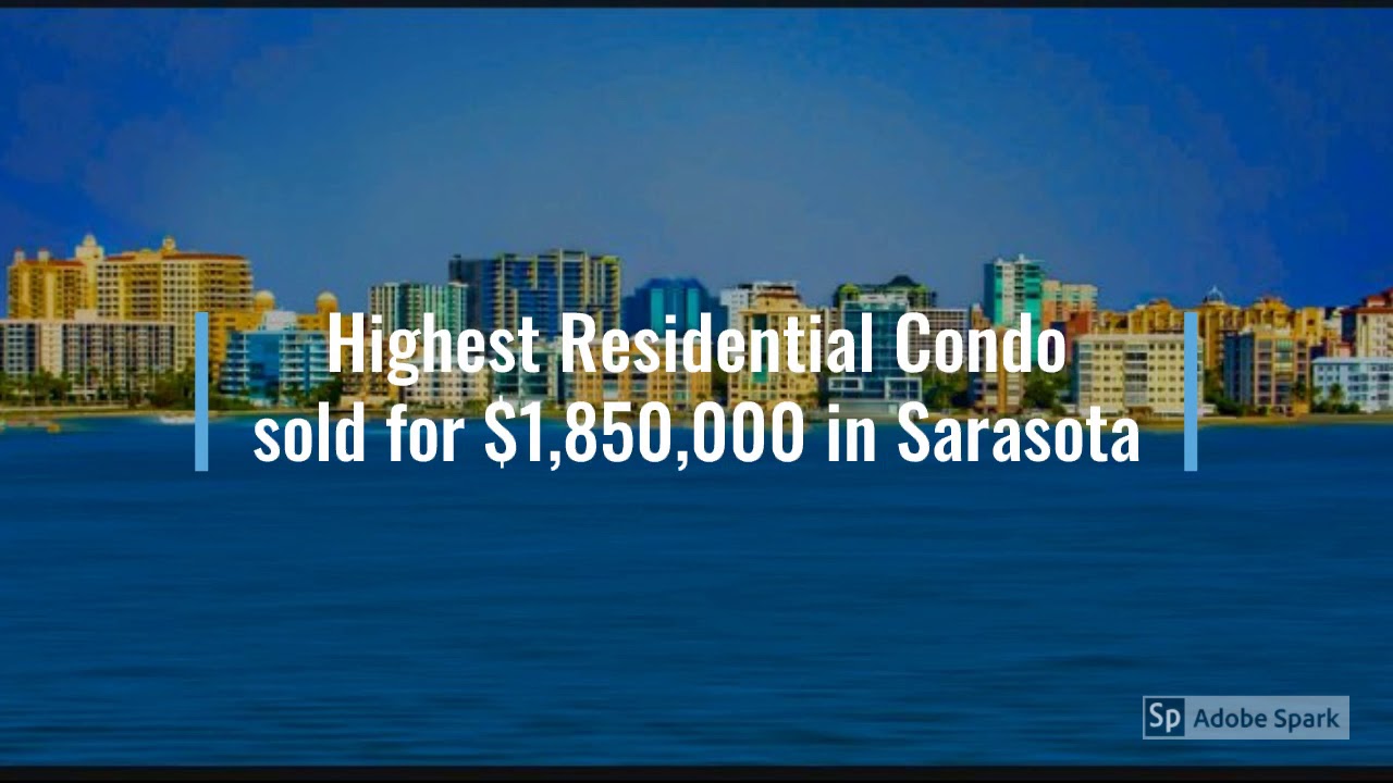 Sarasota Manatee County Real Estate Market Report Sept 2019 YouTube