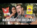 TRYING INDONESIAN FOOD AND SNACKS | LDR INDONESIA - AUSTRIA