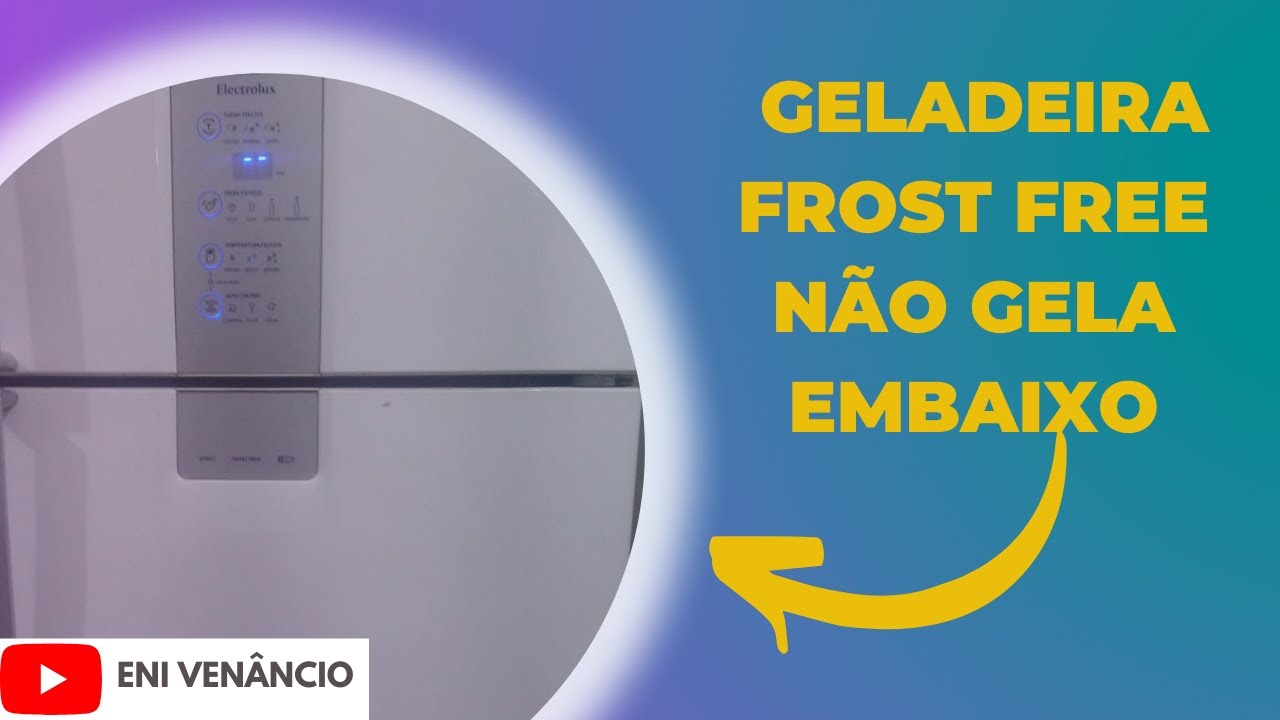 Geladeira Frost Free não gela embaixo - YouTube