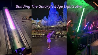 Building a $300 lightsaber at Savi's Workshop Disney World🪐🌌|| Galaxy's Edge