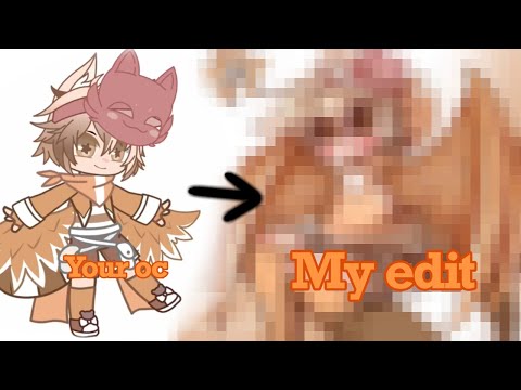 I art your oc in my style 🤩 Pt1 (Gacha) #computerartocstyle