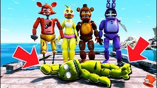 WHO KILLED ADVENTURE SPRINTRAP? ANIMATRONIC MYSTERY! (GTA 5 Mods For Kids FNAF RedHatter)