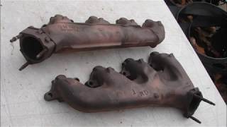 1970 Chevelle SS 396 Exhaust Manifolds Dated 3916178 3909879