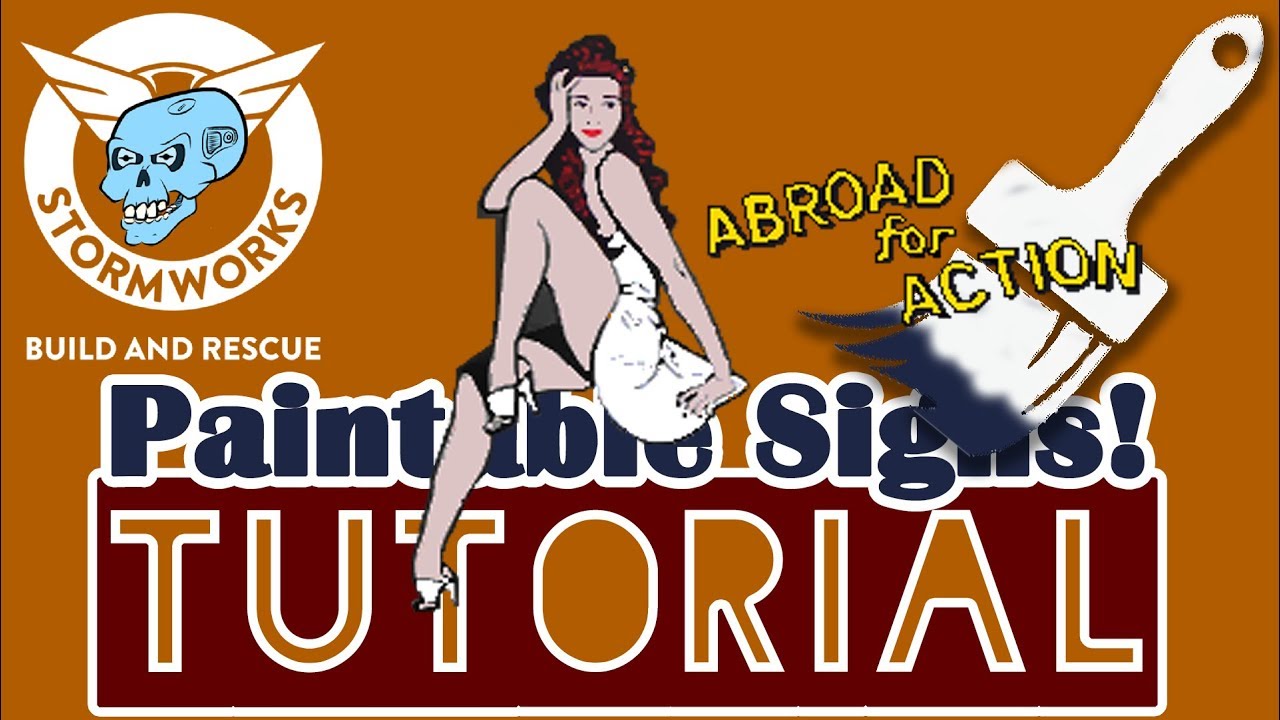 Stormworks Paintiable Indicator And Paintable Sign Tutorial YouTube