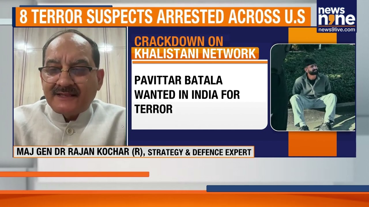 FBI Arrests 8 Khalistani Terrorists in US | Babbar Khalsa Link Exposed in Crackdown | News9