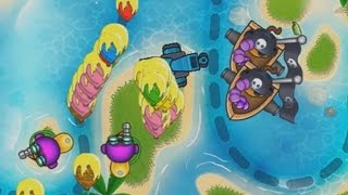 BTD5 - Random Mission 194 - 20 Ceramic Bloons On The Wall