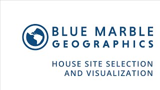 House Site Selection and Visualization with Blue Marble Software screenshot 5