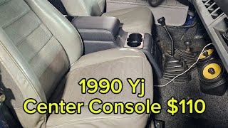 Amazon Center Console! 1990 YJ Jeep Wrangler