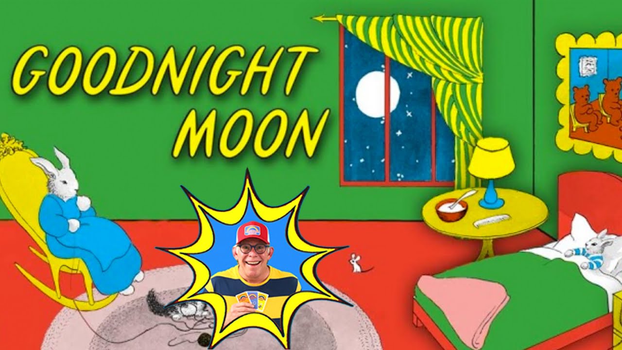 Goodnight Moon READ ALOUD with Adventure Cards Kids TV - YouTube