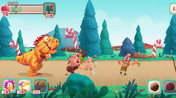 Dino Bash all levels #5 gameplay walkthrough part 3