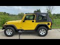 2004 Yellow TJ Jeep Wrangler