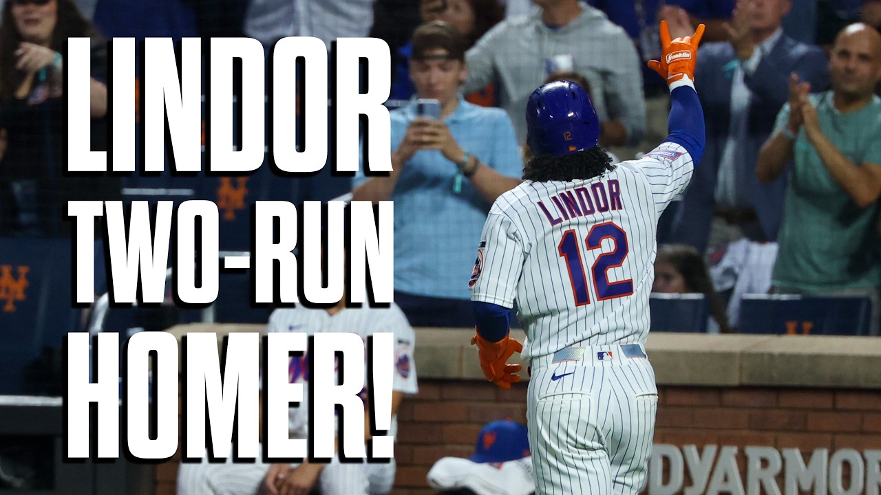 Francisco Lindor BLASTS Two-Run Home Run vs. Braves | FULL AT-BAT