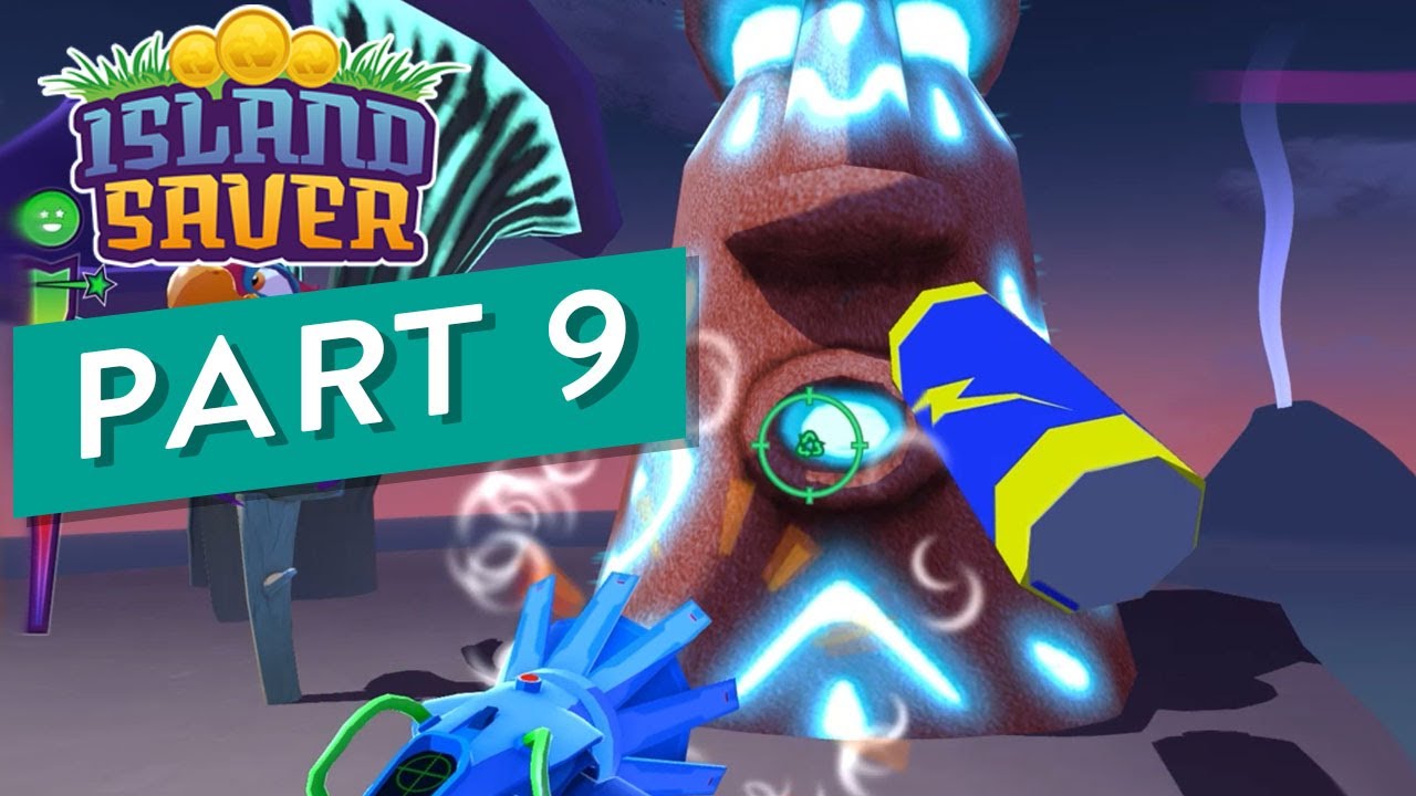 Island Saver Part 9 Eruption Island Recharging batteries, Finding