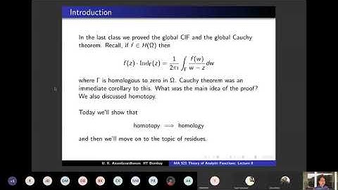 MA521Theory of Analytic Functions Lecture 8