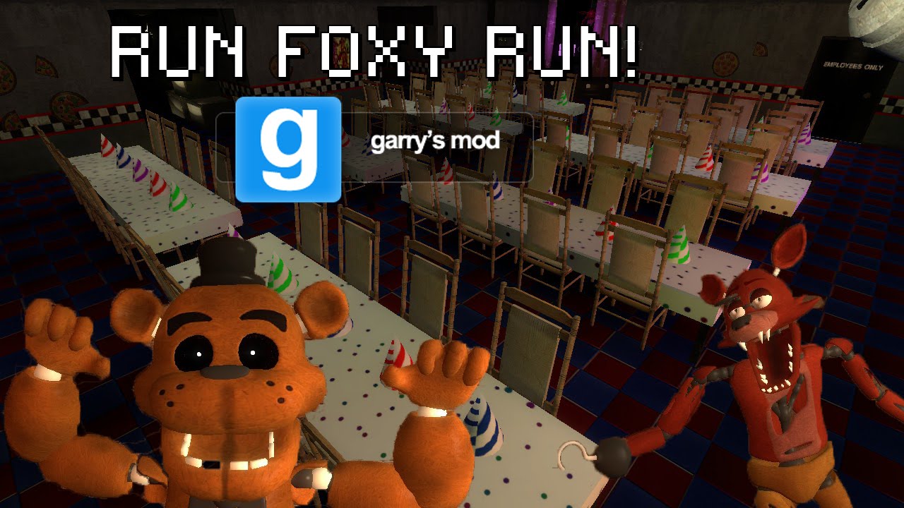 Garry's Mod] Foxy's Jumpscare from FNaF1 (Model by Scott and Steel Wool,  Fix by Thudner, Port by Raze) : r/fivenightsatfreddys