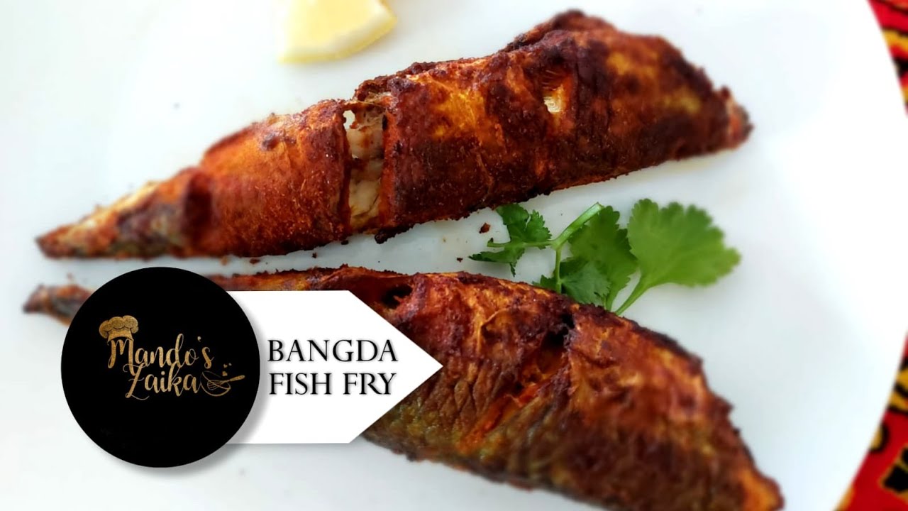 QUICK AND TASTY BANGDA (MACKEREL) FISH FRY / AIRFRYER FISH FRY HOMEMADE RECIPE by MANDO'S ZAIKA